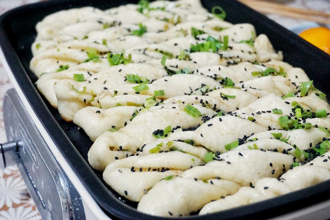 生煎剁椒花卷