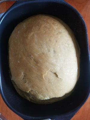 美的面包机版抹茶土司的做法 步骤3