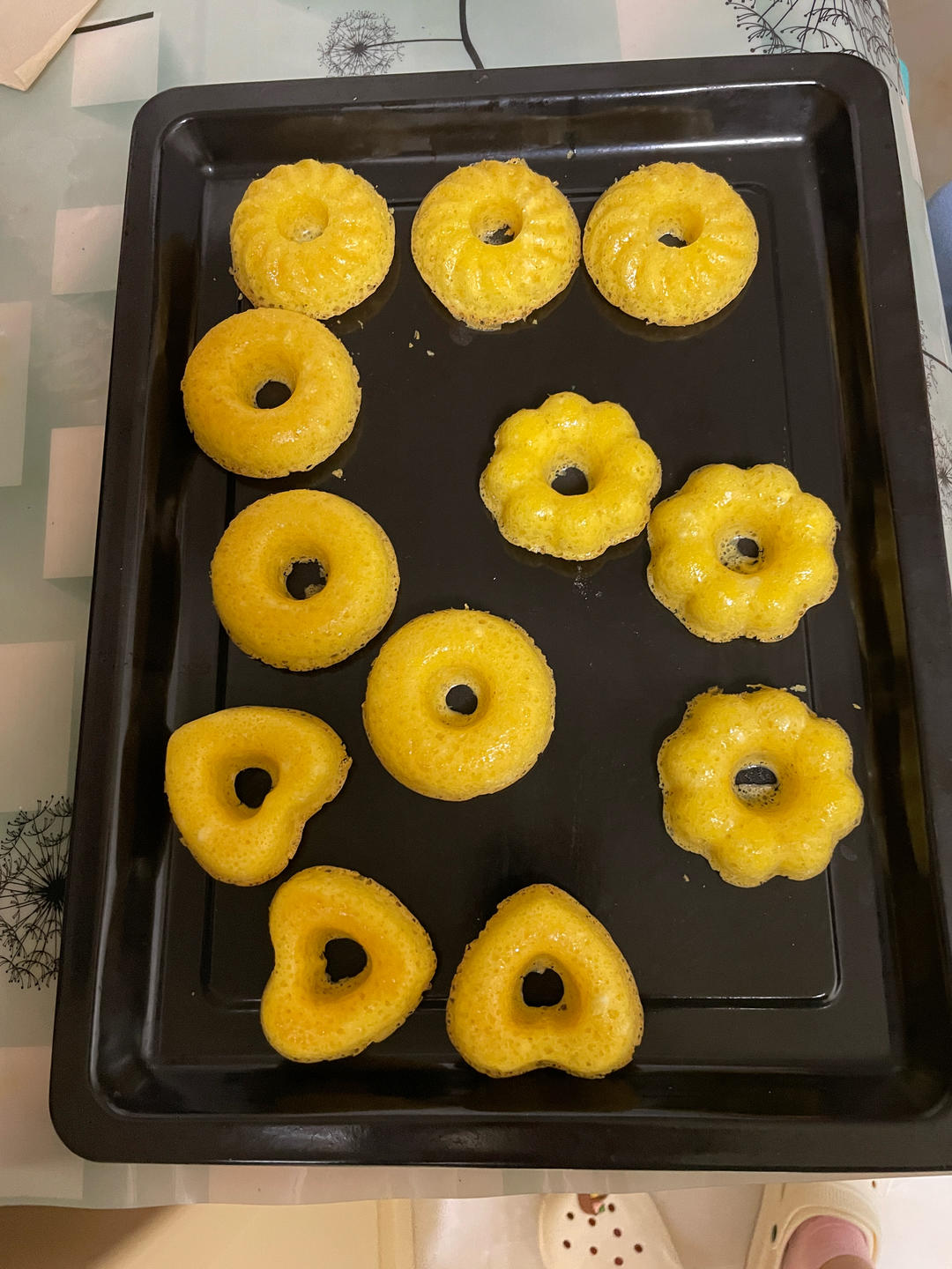 甜甜圈🍩（烤箱版）无泡打粉