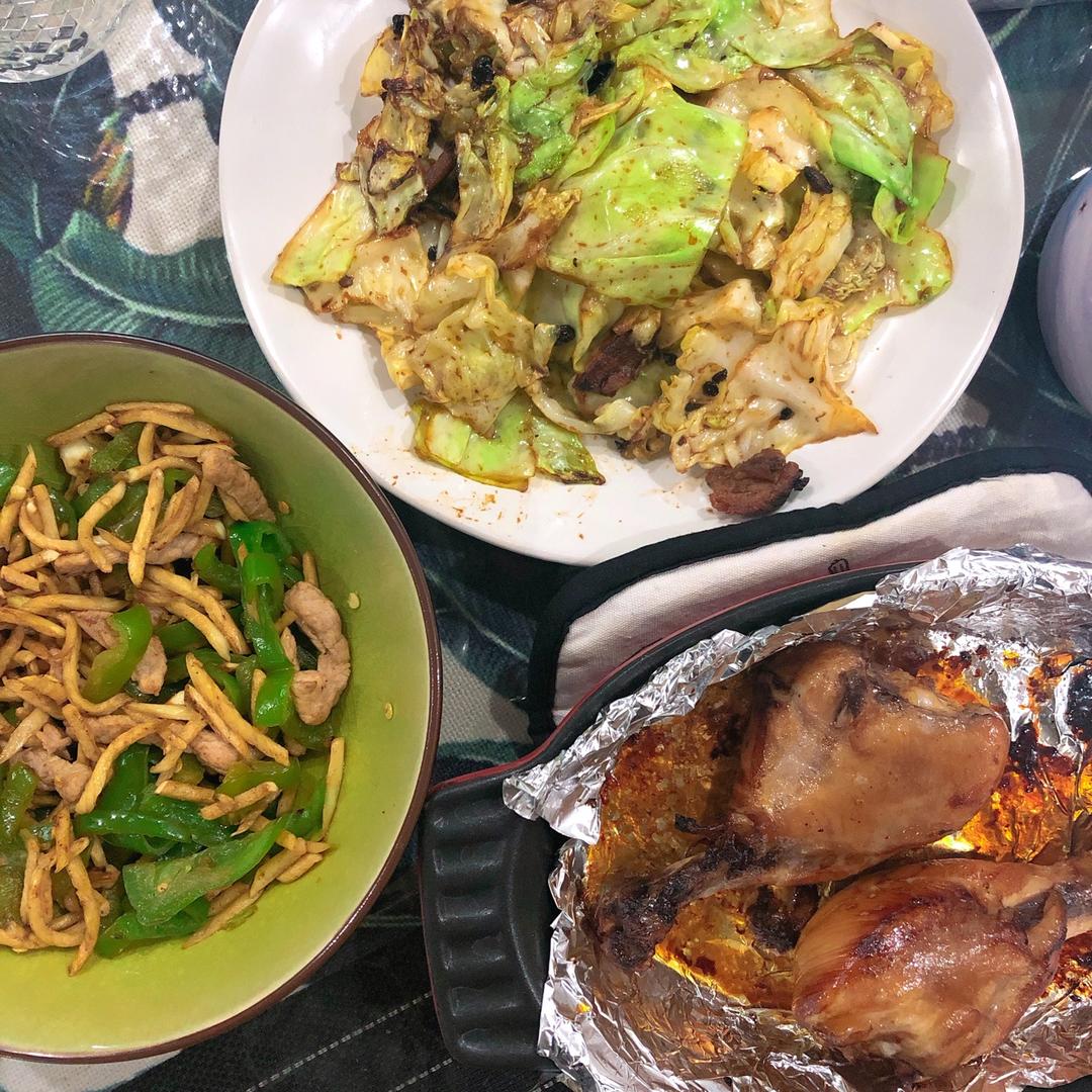 脆皮烤鸡腿