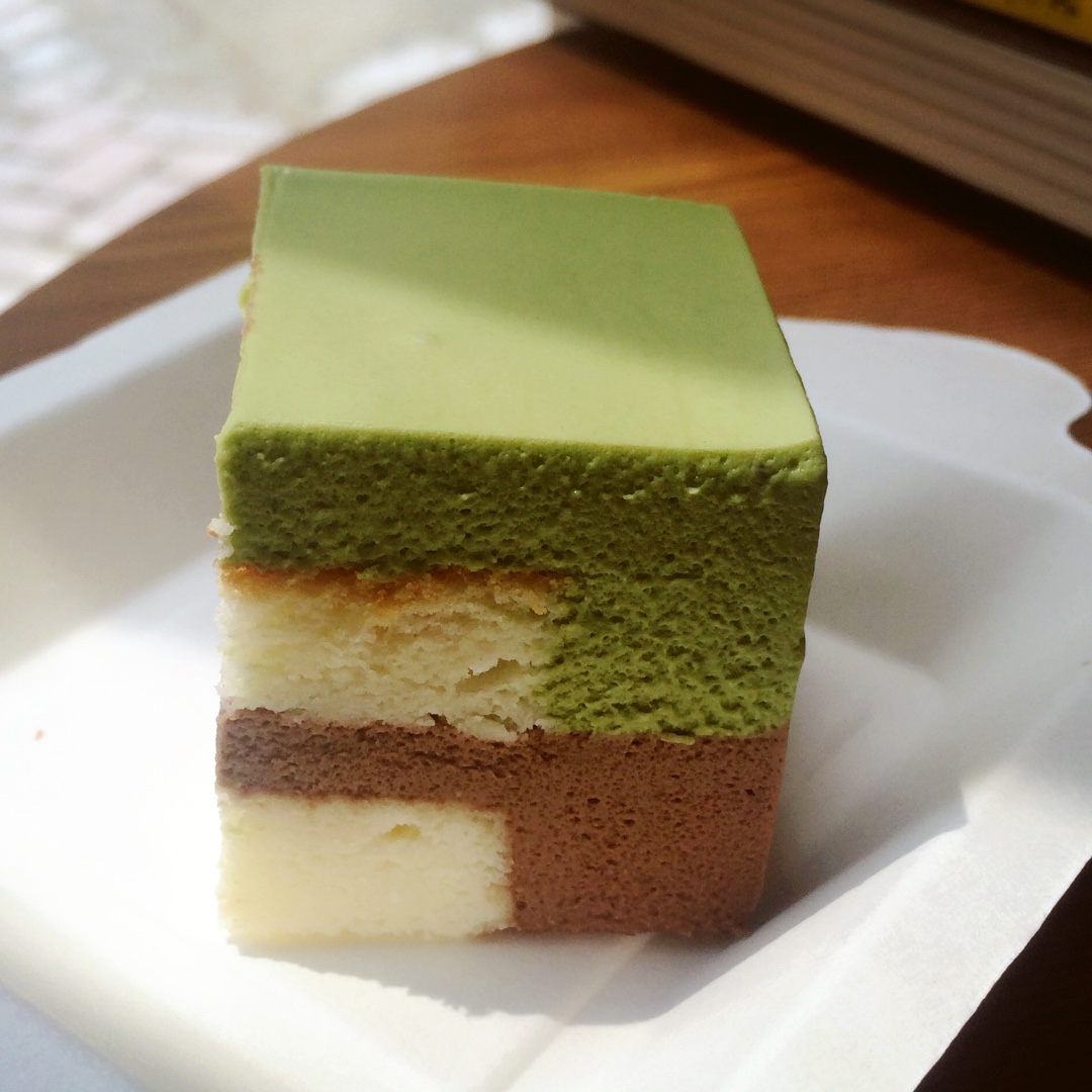 巧克力抹茶慕斯蛋糕