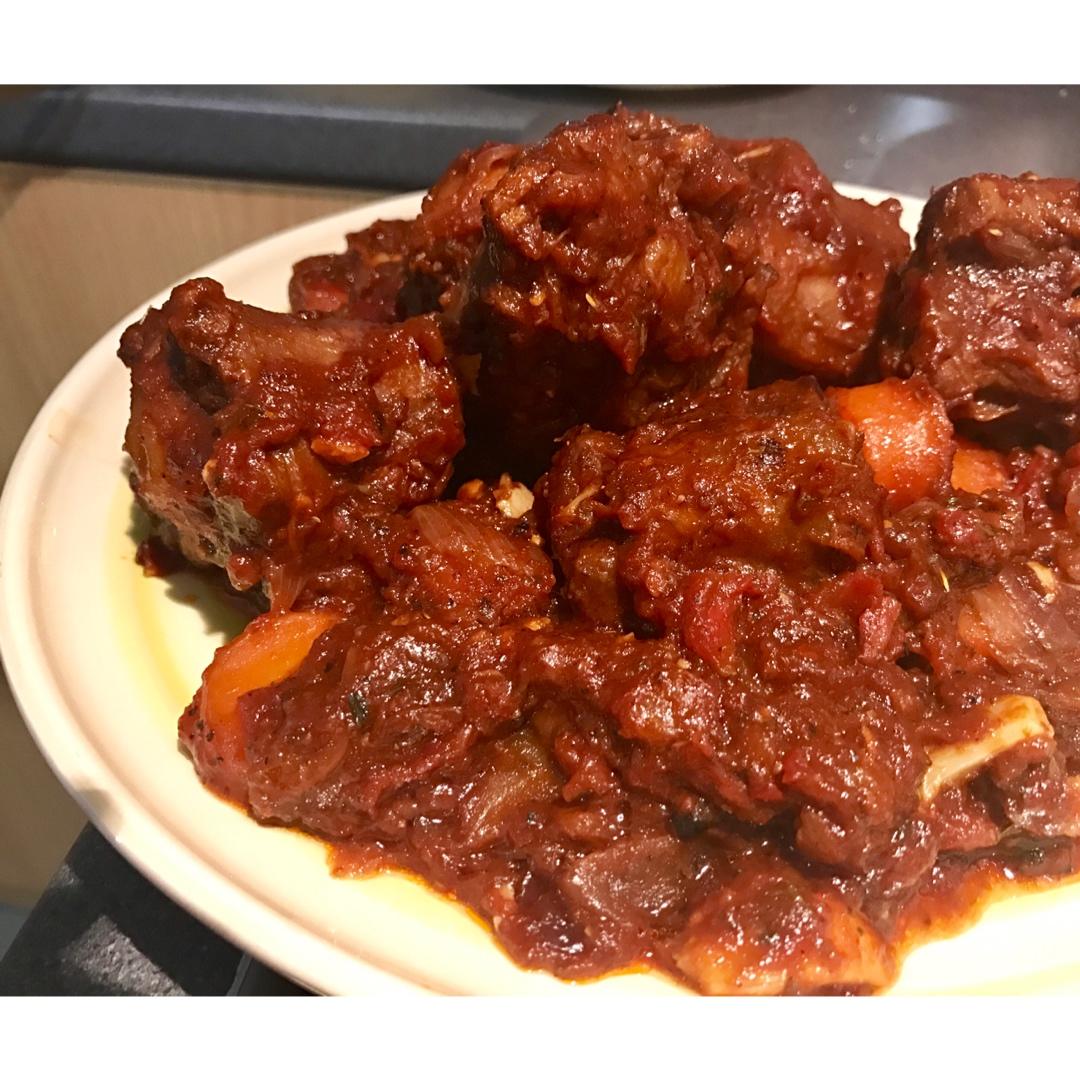 番茄炖牛尾--松下电压力锅