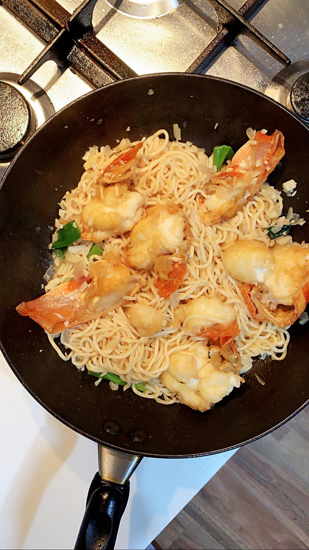 轲匀妹做的老广东酒楼的龙虾伊面