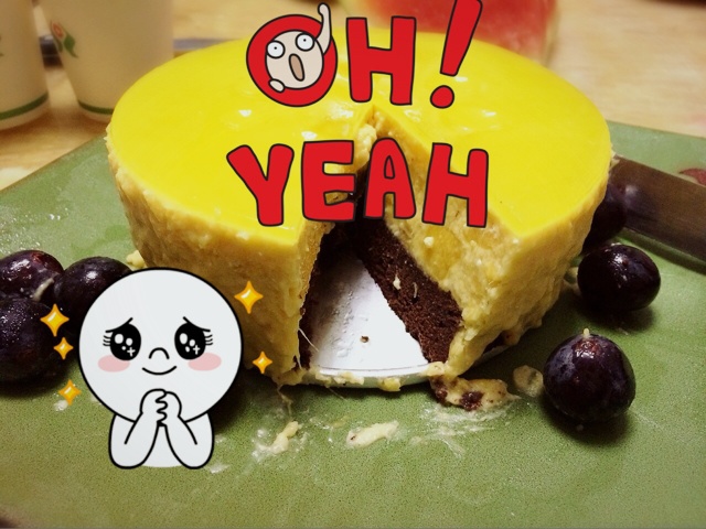 芒果冻芝士蛋糕