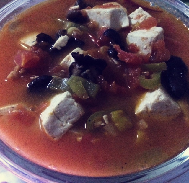 西红柿豆腐烩蘑菇