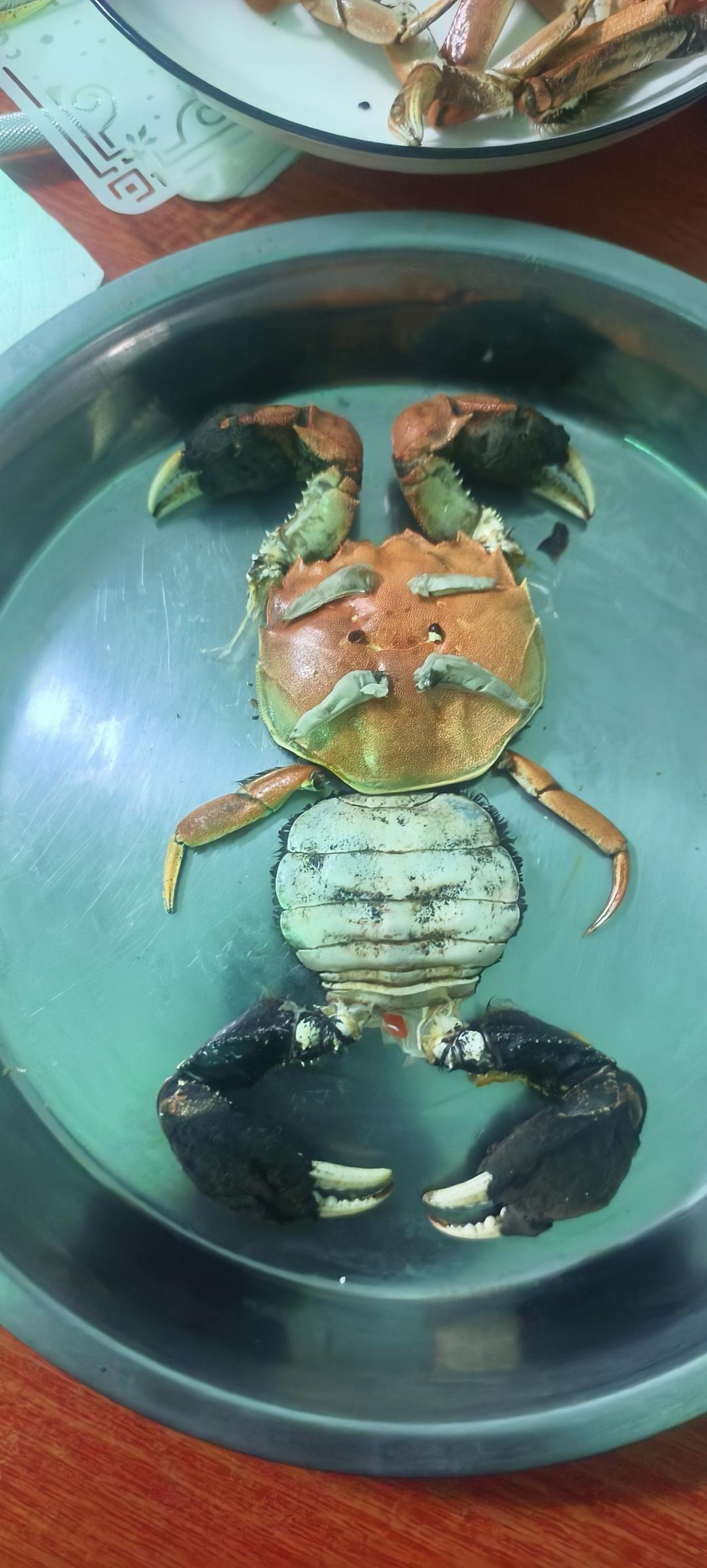 清蒸大闸蟹的快乐～摆盘造型～