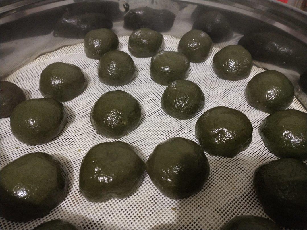 《Tinrry+》咸蛋黄肉松青团+红豆沙青团