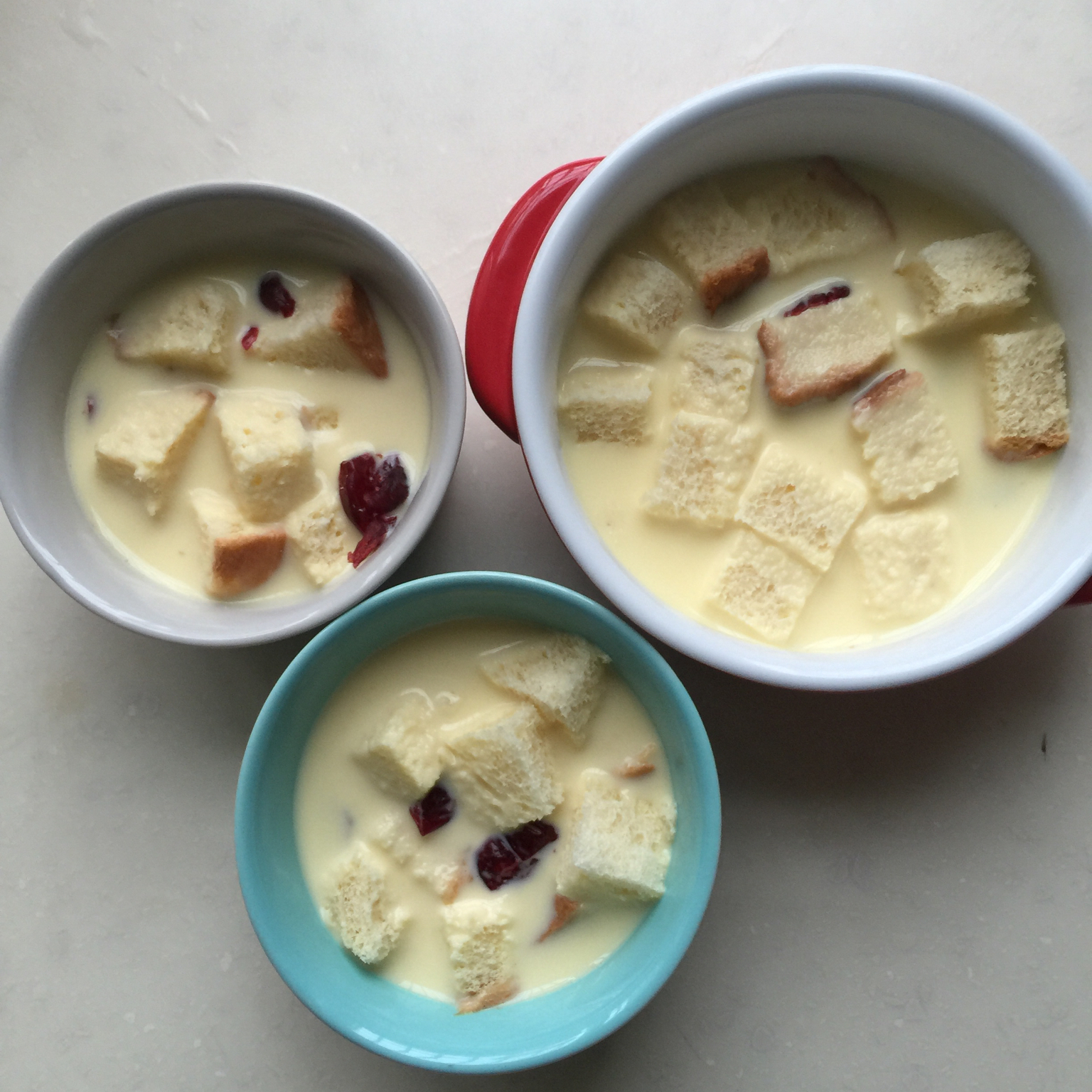 牛奶吐司鸡蛋布丁（失败吐司的归处）