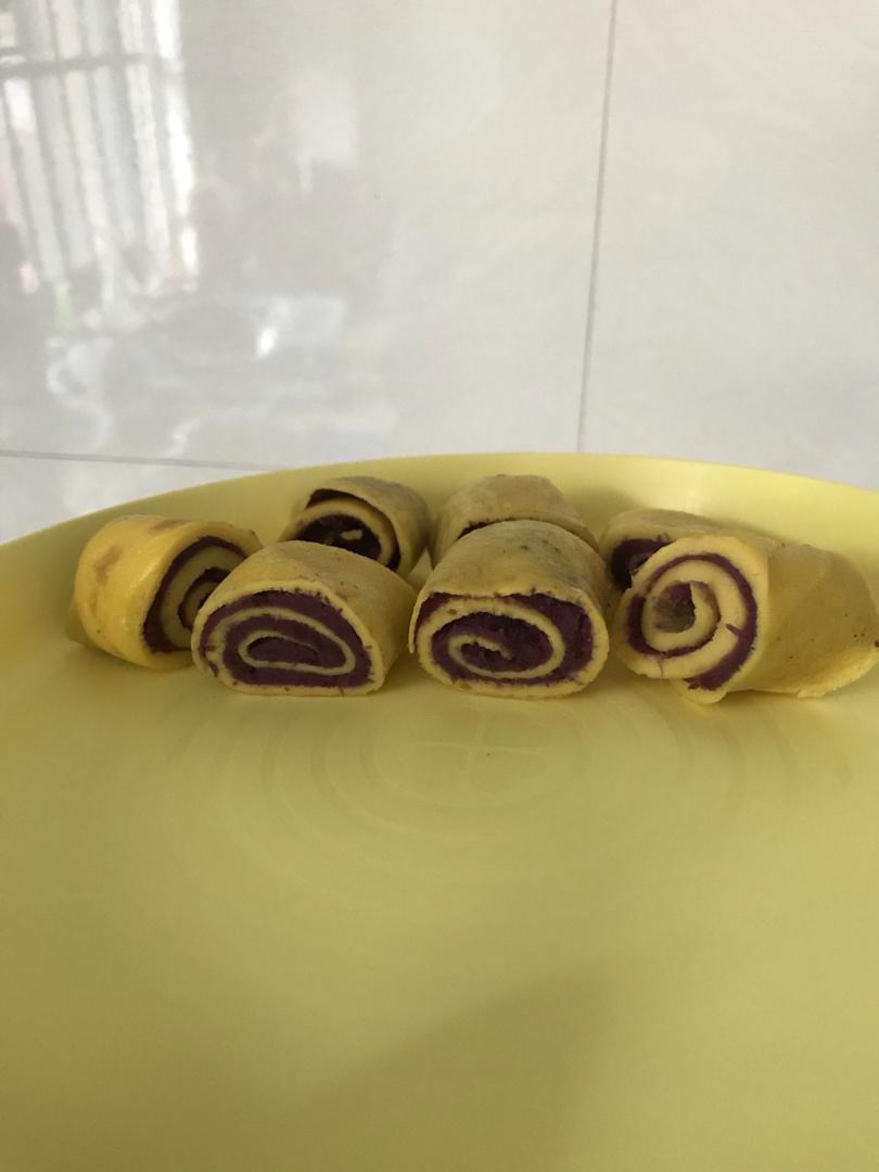 紫薯蛋卷  宝宝健康食谱