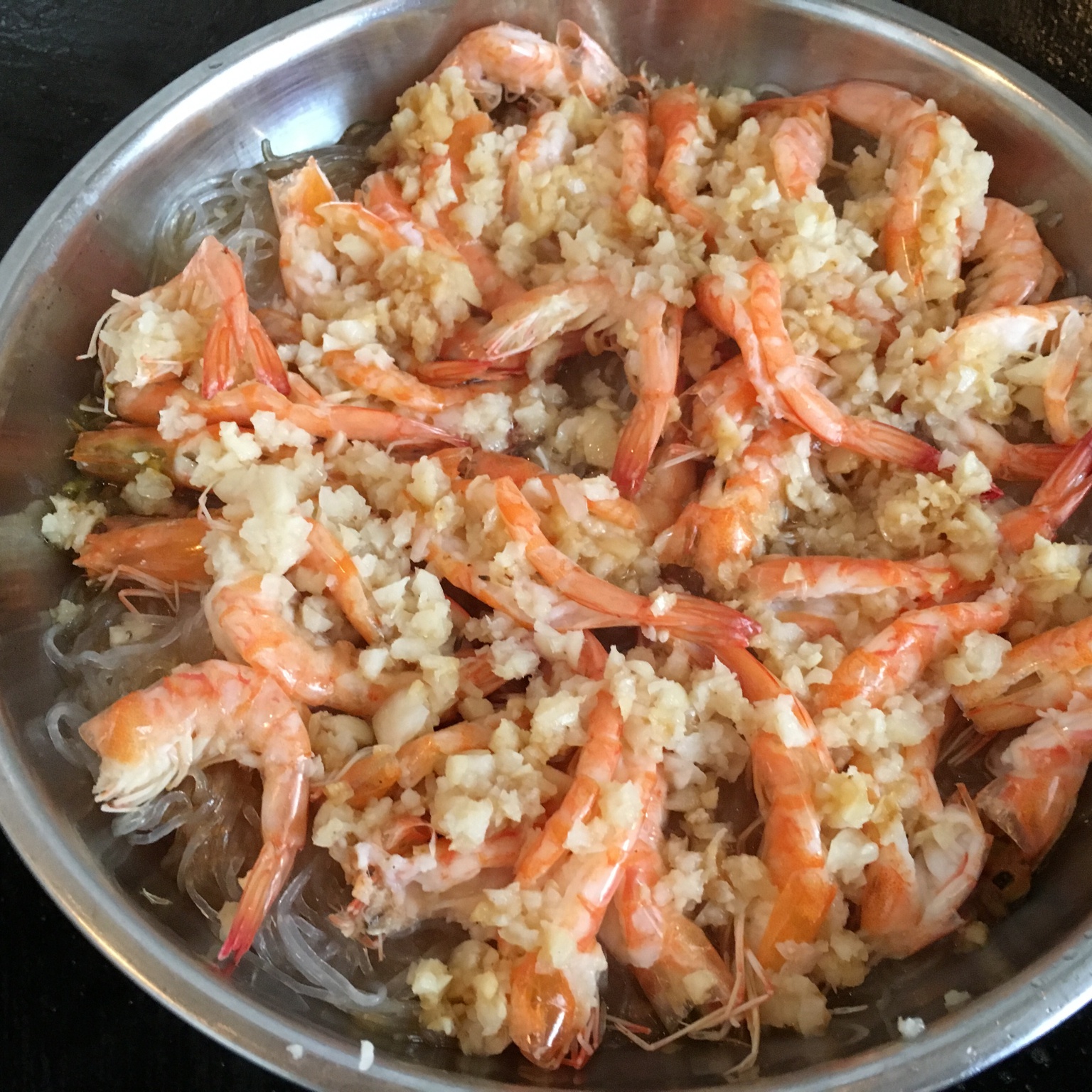 蒜蓉粉丝蒸虾