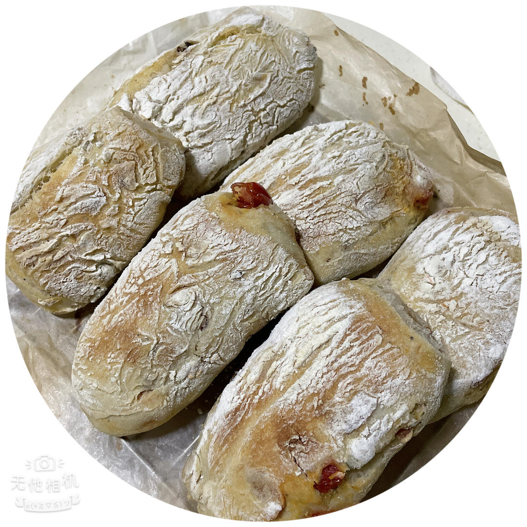 【ciabatta】家庭版恰巴塔，软乎乎的拖鞋面包