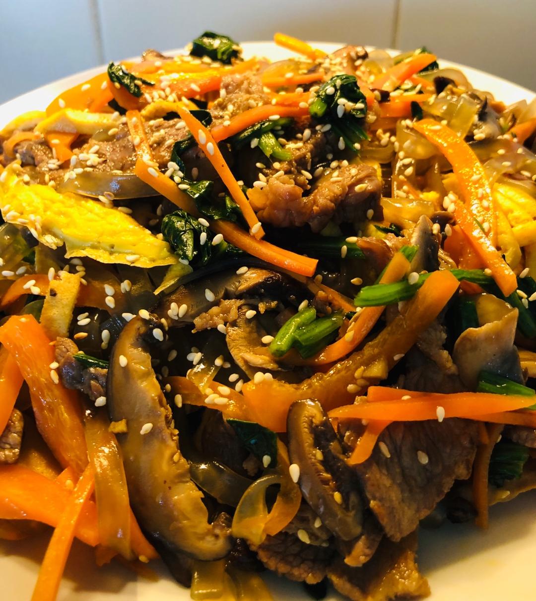 韩式拌杂菜-Japchae