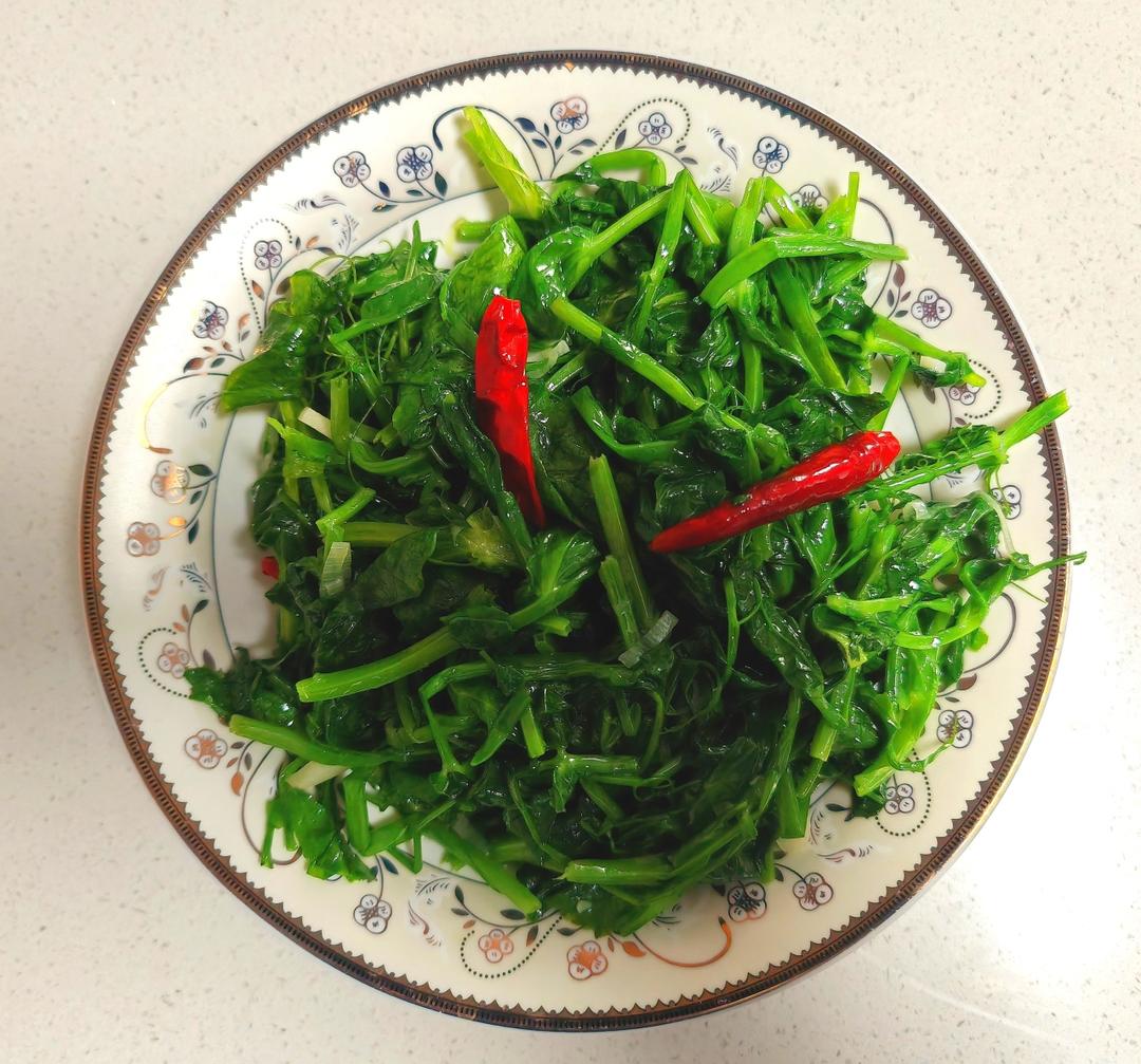 清炒豌豆尖的火候秘籍