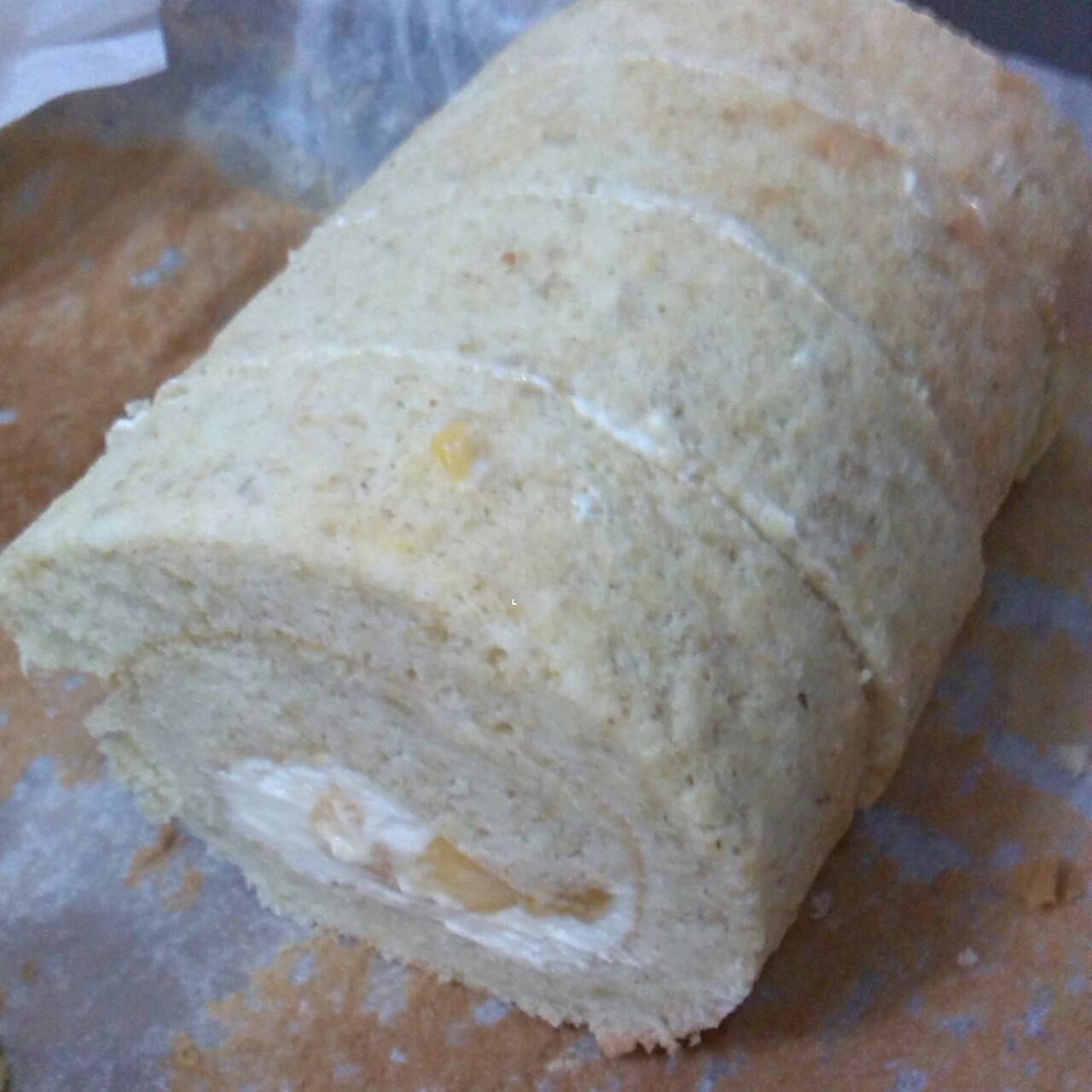 全麦面燕麦片蛋糕卷