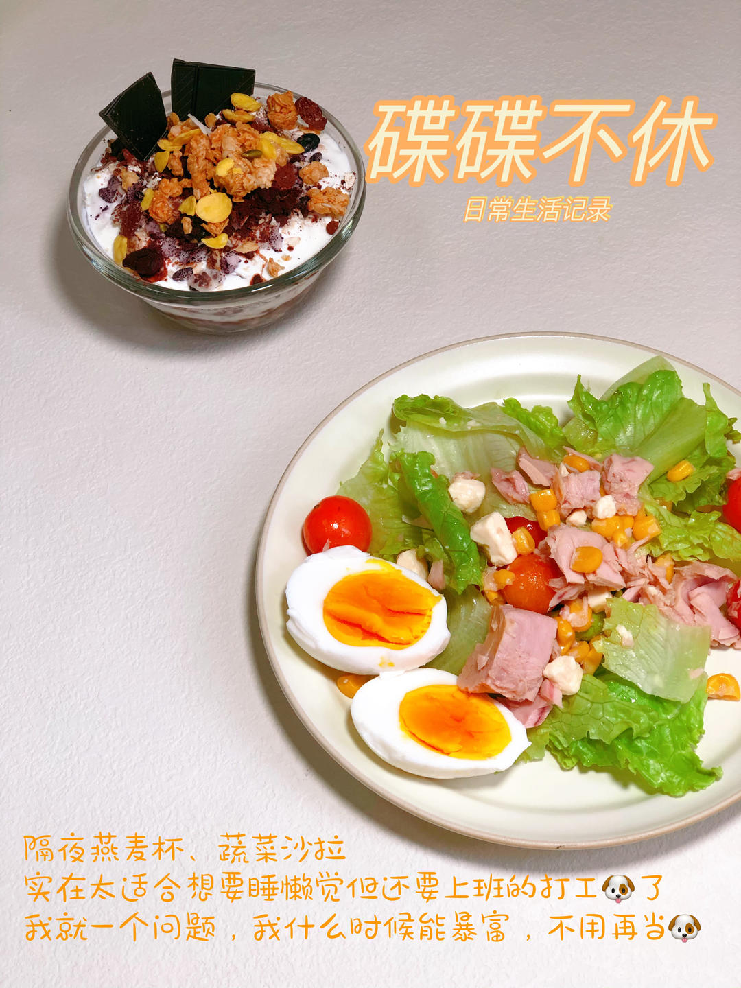 【健康饮食】碟碟不休的日常记录