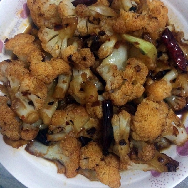 很“浪费”米饭的家常菜之一-------干锅菜花