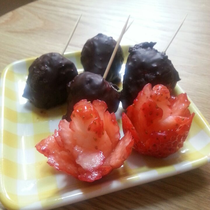 ❤草莓之恋❤情人节草莓玫瑰花