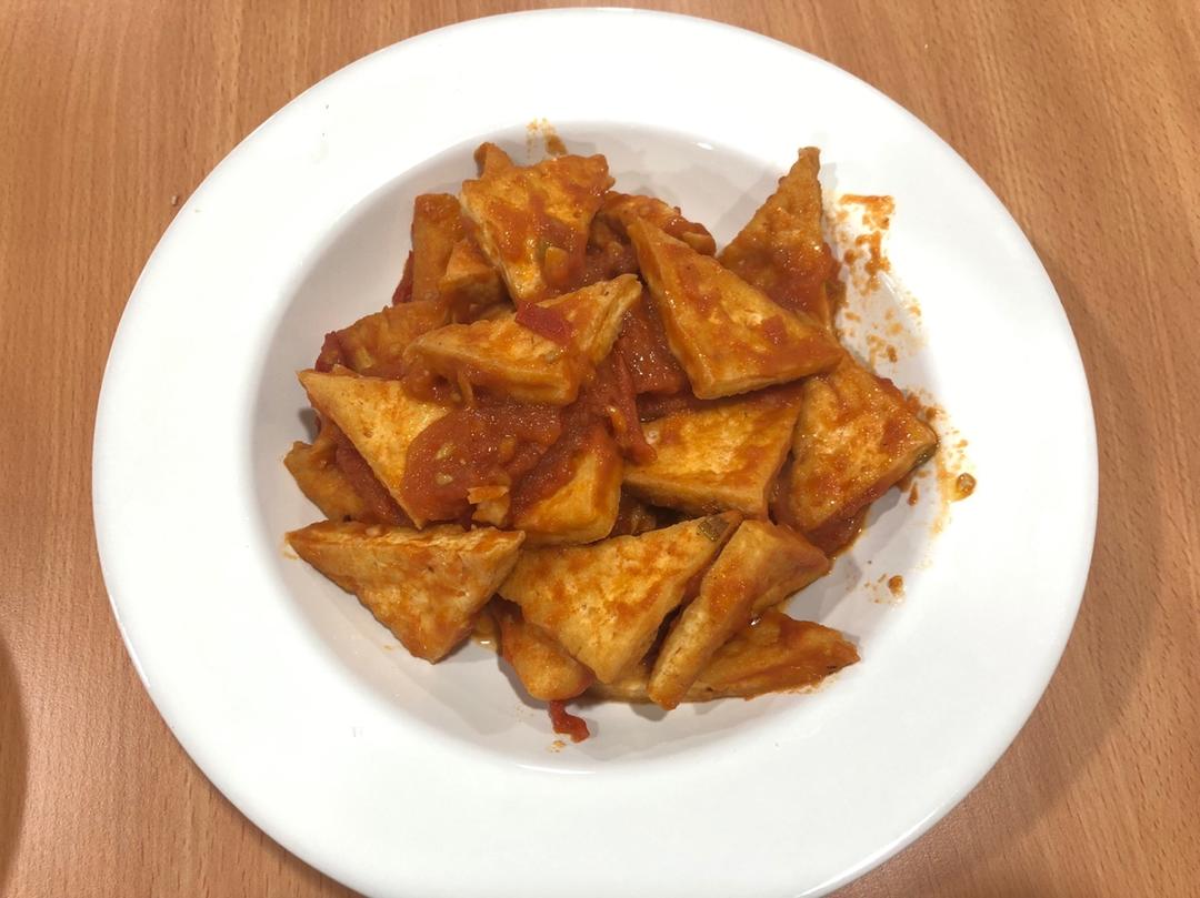 西红柿烧豆腐