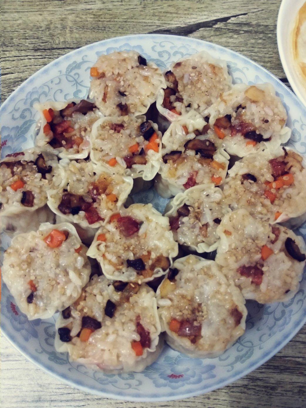 包烧卖的手法