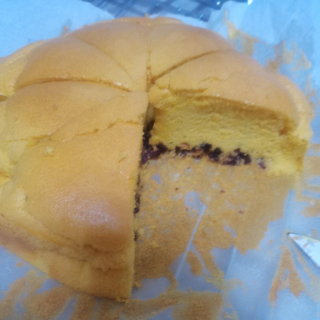 8寸蔓越莓戚风蛋糕
