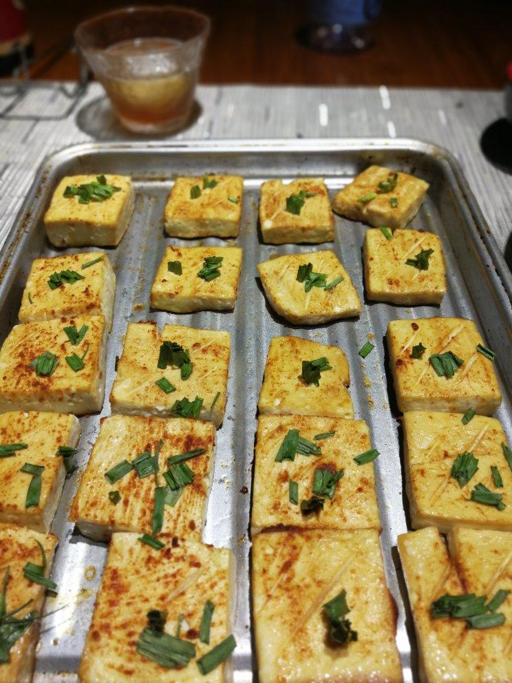 香辣孜然烤豆腐（烤箱版）