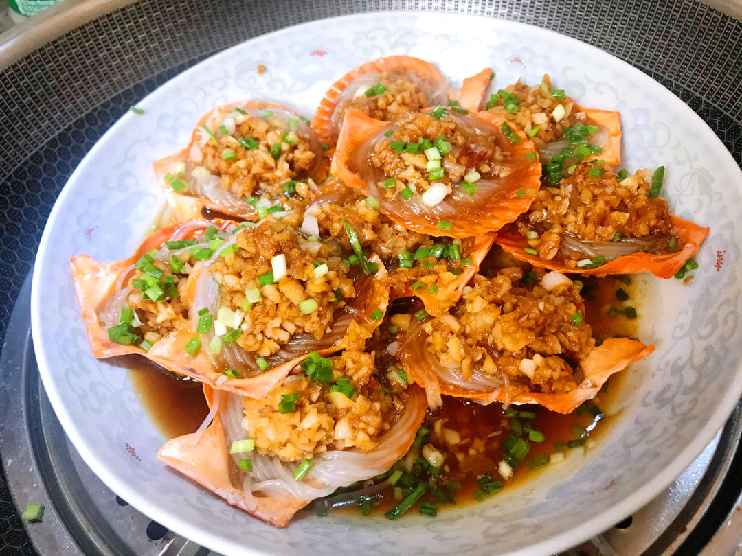 蒜蓉粉丝蒸扇贝