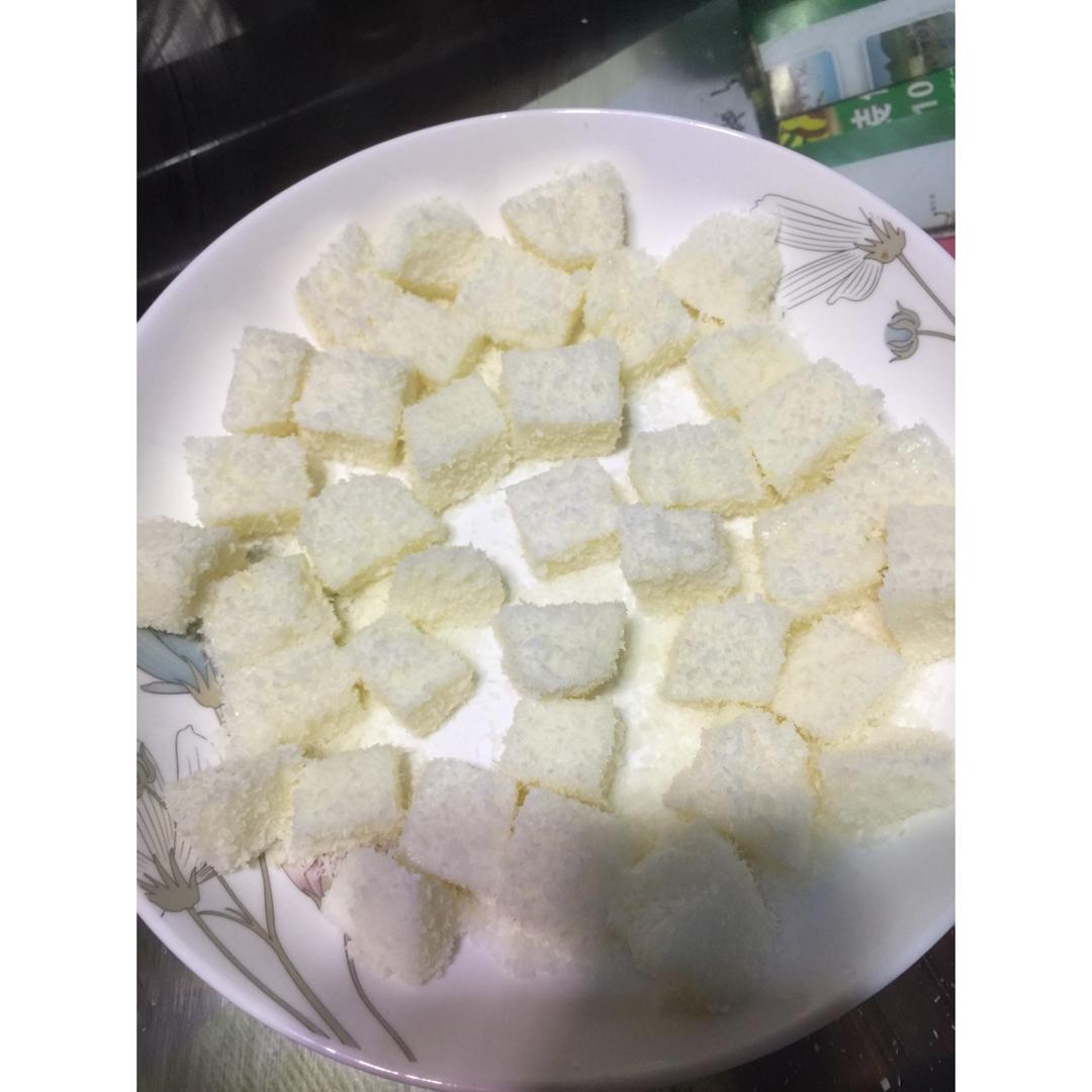 太棒啦！1个方子，做出2道口味一流的甜品！——椰奶小方&炸鲜奶