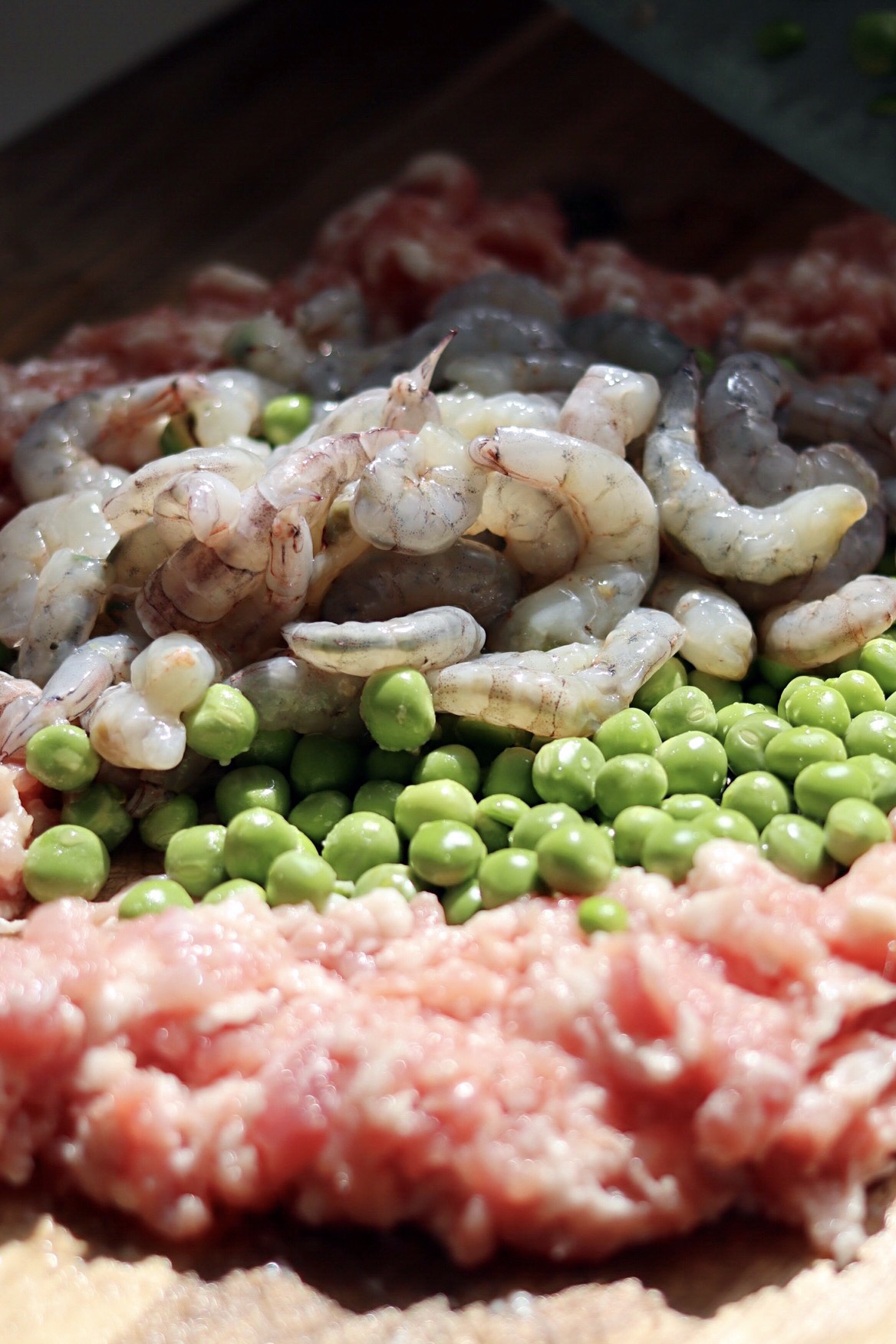 豌豆海虾鲜肉小馄饨的做法