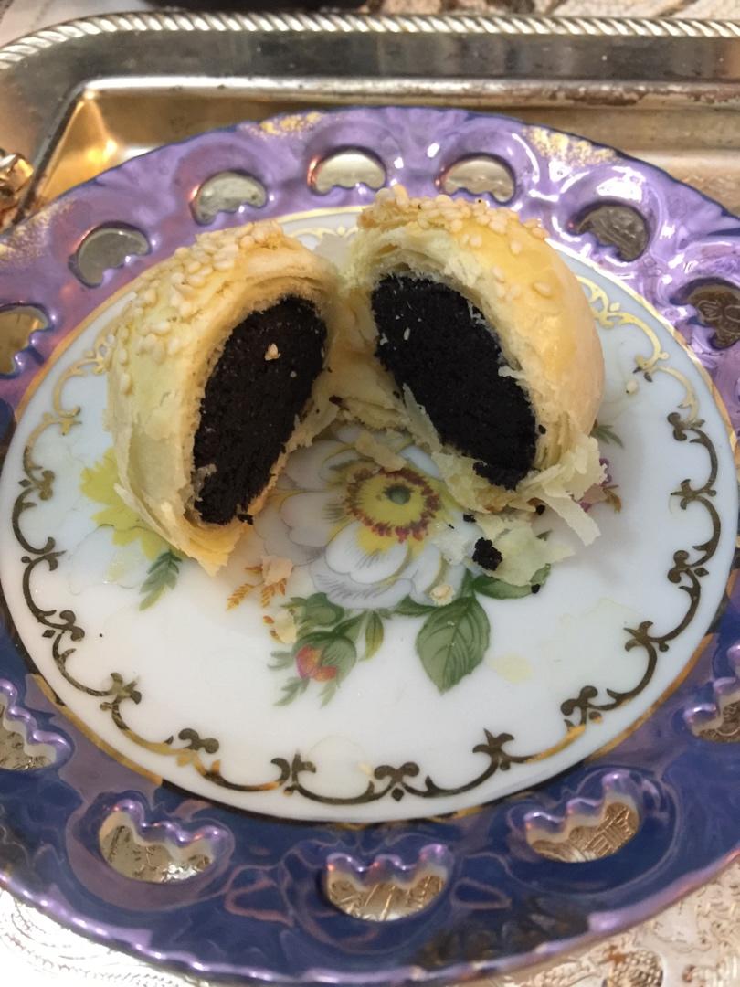 黑芝麻酥饼