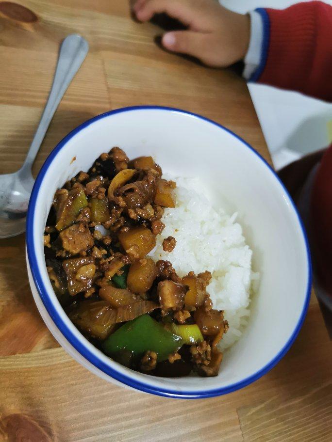 ㊙️香菇土豆肉沫拌饭❗️比外卖还好吃