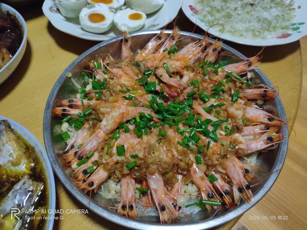 金针菇蒜蓉虾