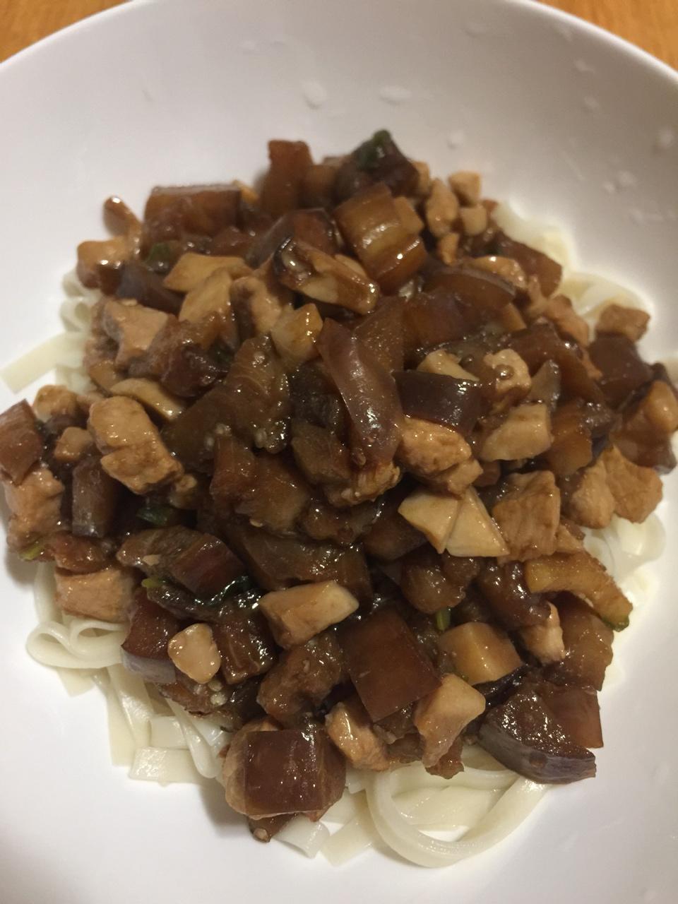 红烧茄丁面