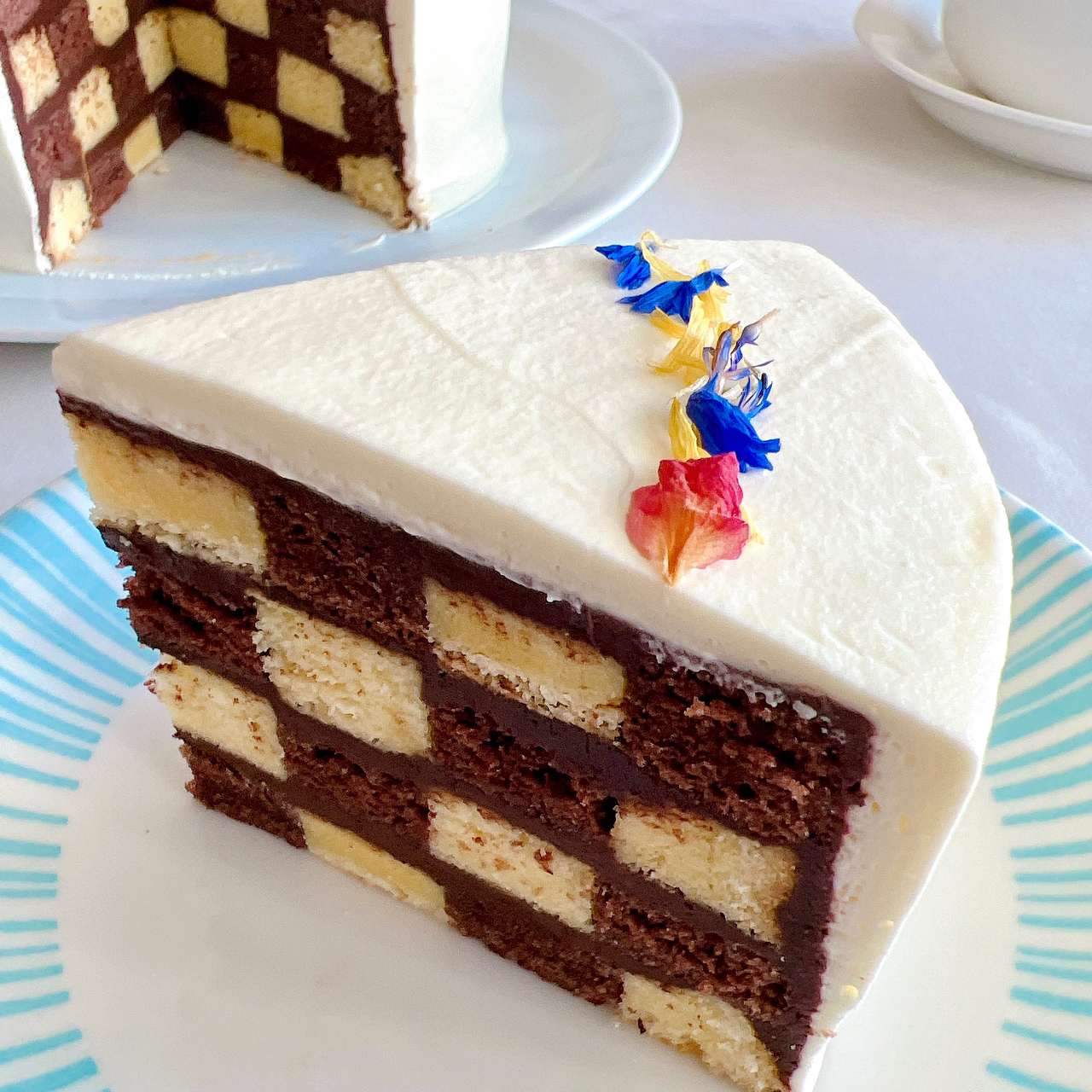 【搬运】棋盘巧克力蛋糕