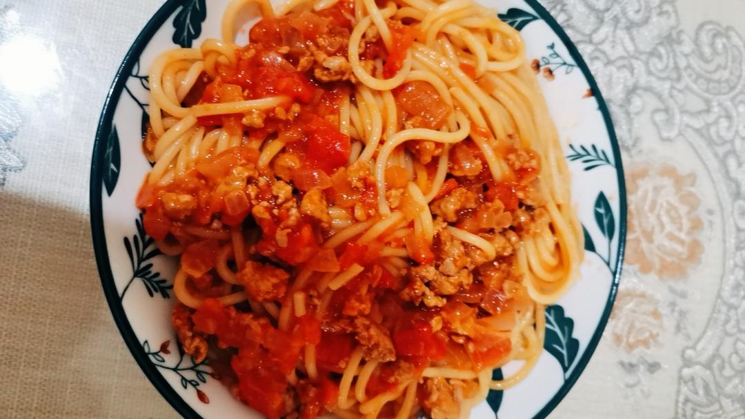 番茄肉酱意面