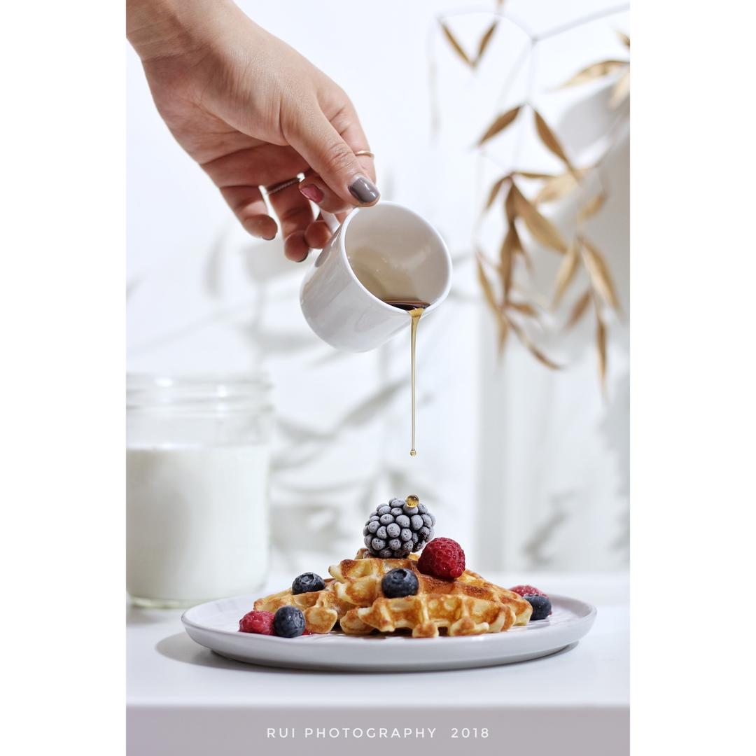 奶香糯米华夫「附面糊不粘锅小贴士」