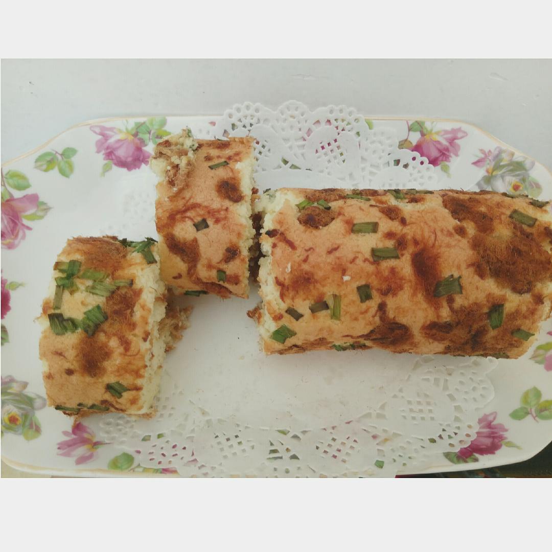 香葱肉松蛋糕卷