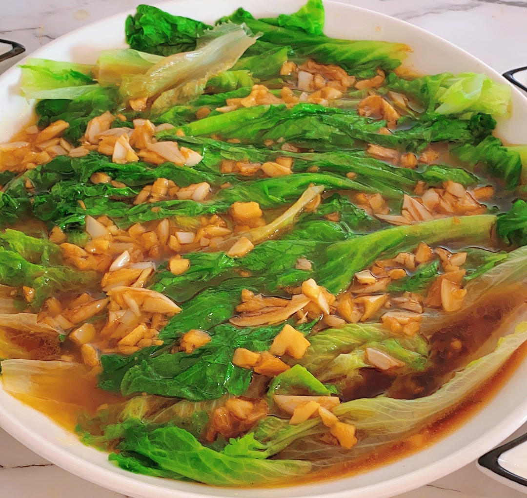 白灼西生菜