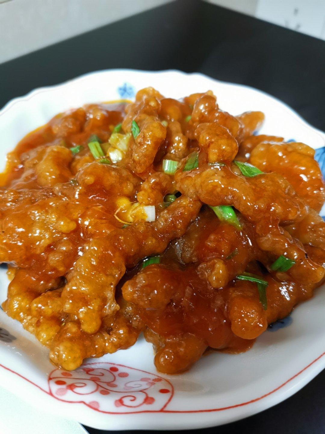 糖醋里脊（附快速万能糖醋汁）
