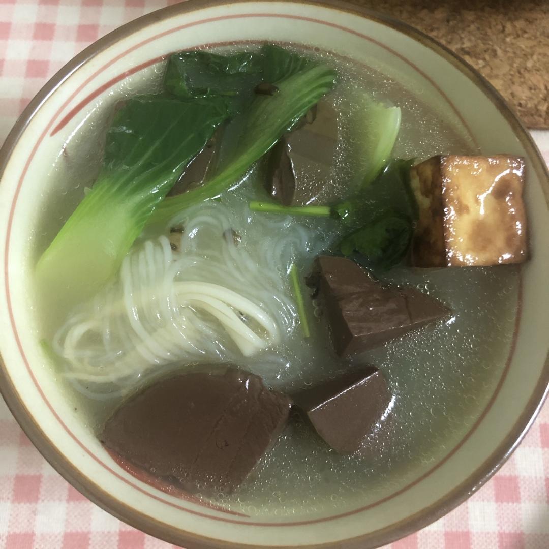 鸭血粉丝汤（简易版）