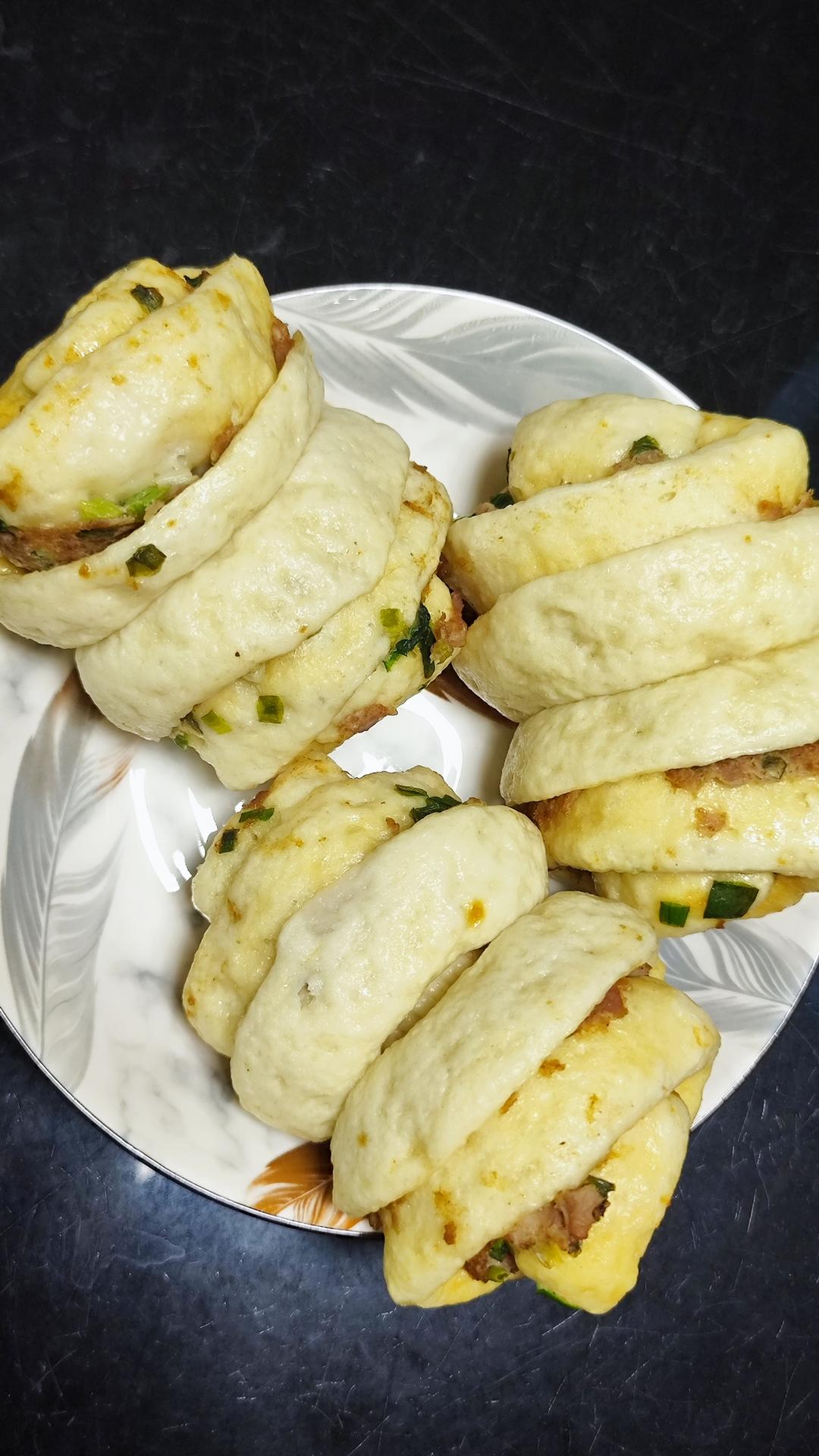 肉沫葱花卷