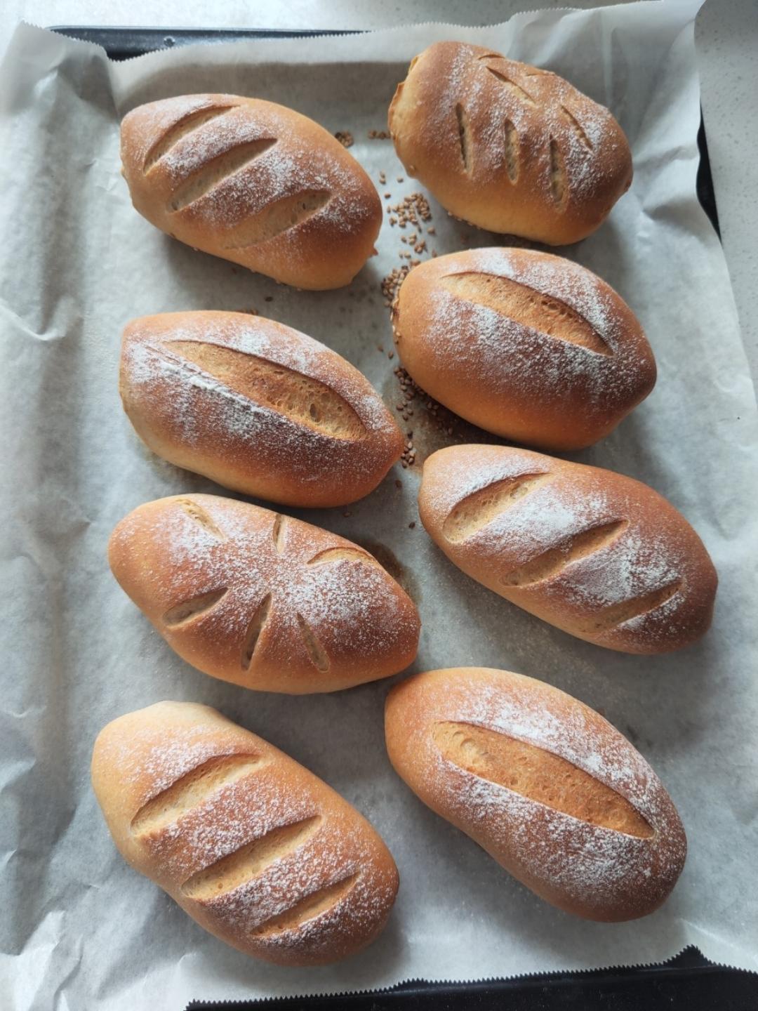 口感非常好的50%全麦主食餐包