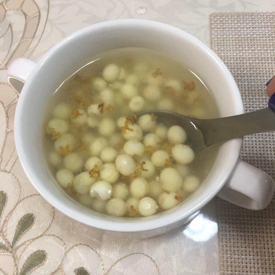应季而食——桂花糖水鸡头米