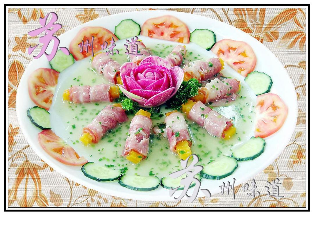 蒸培根红薯卷的做法