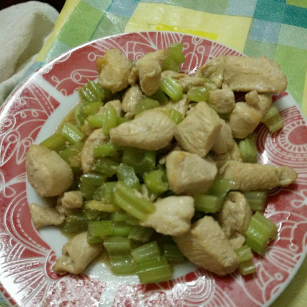 芹菜炒肉