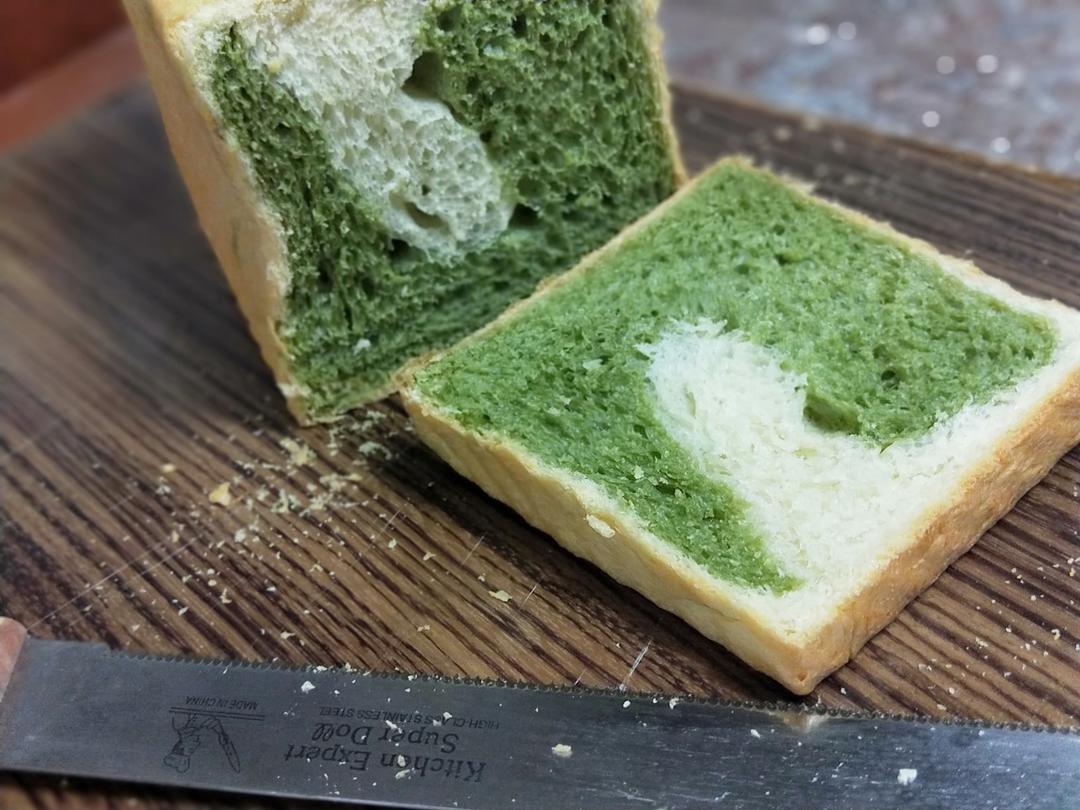 抹茶红豆吐司