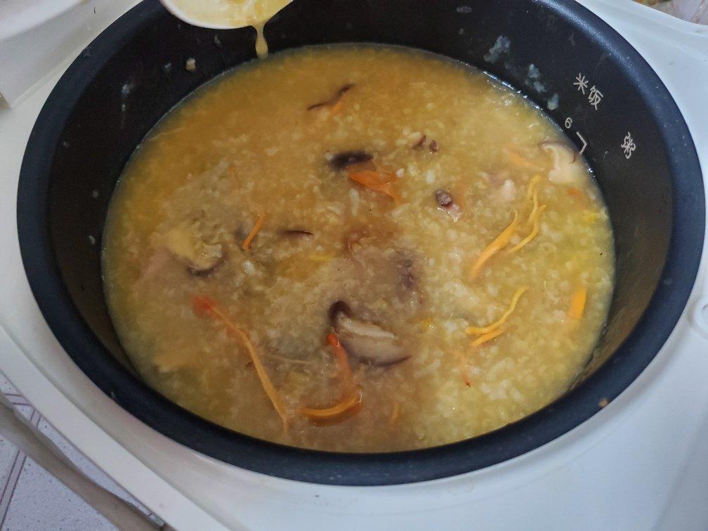 香菇滑鸡早餐粥