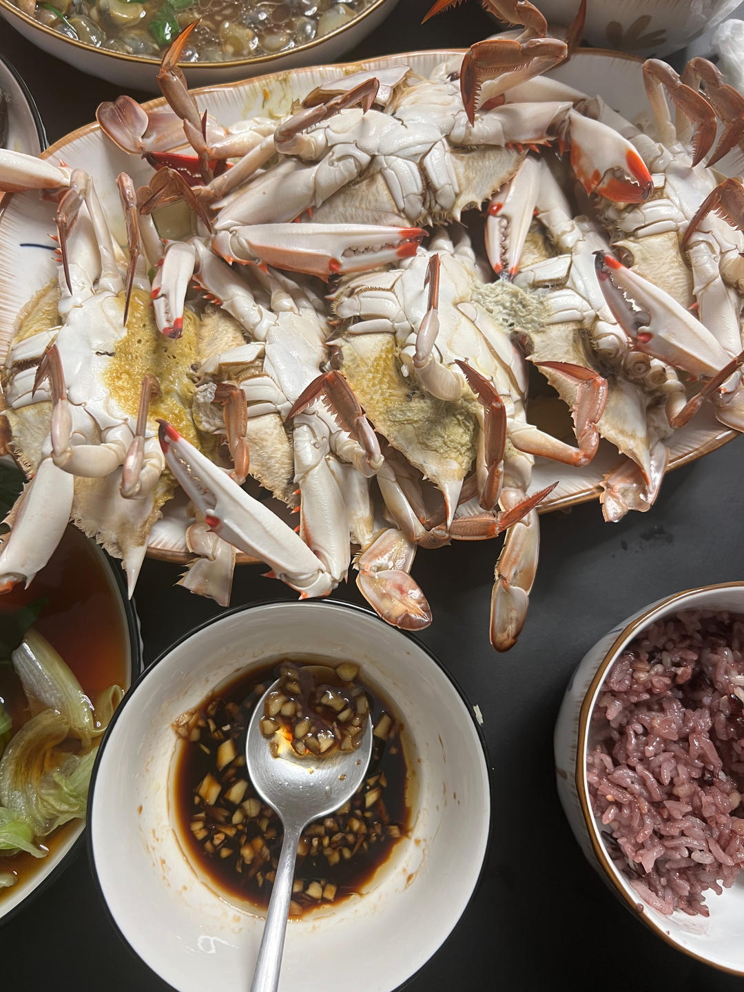 简单的清蒸螃蟹