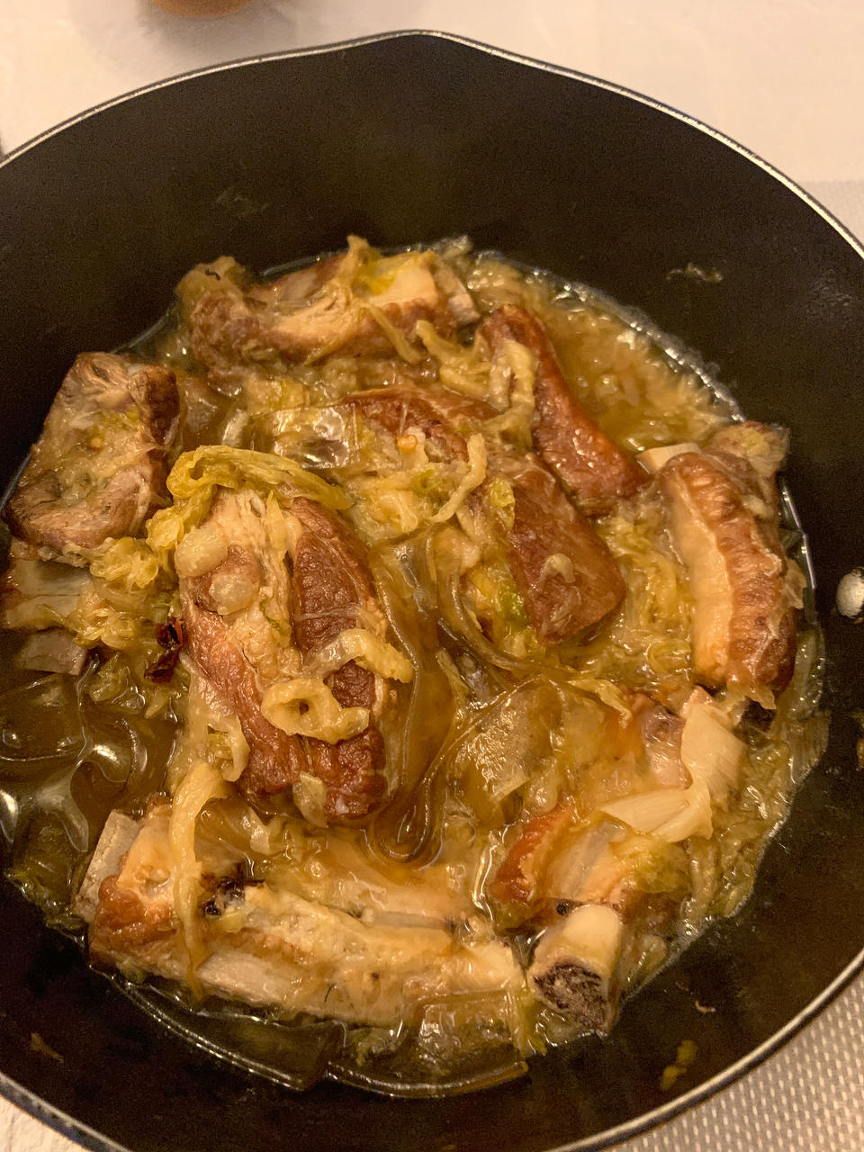 东北酸菜炖排骨