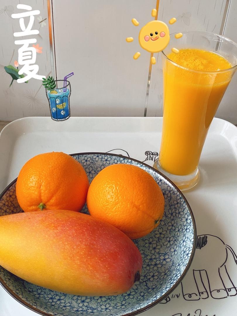 果汁食谱--芒果橙汁