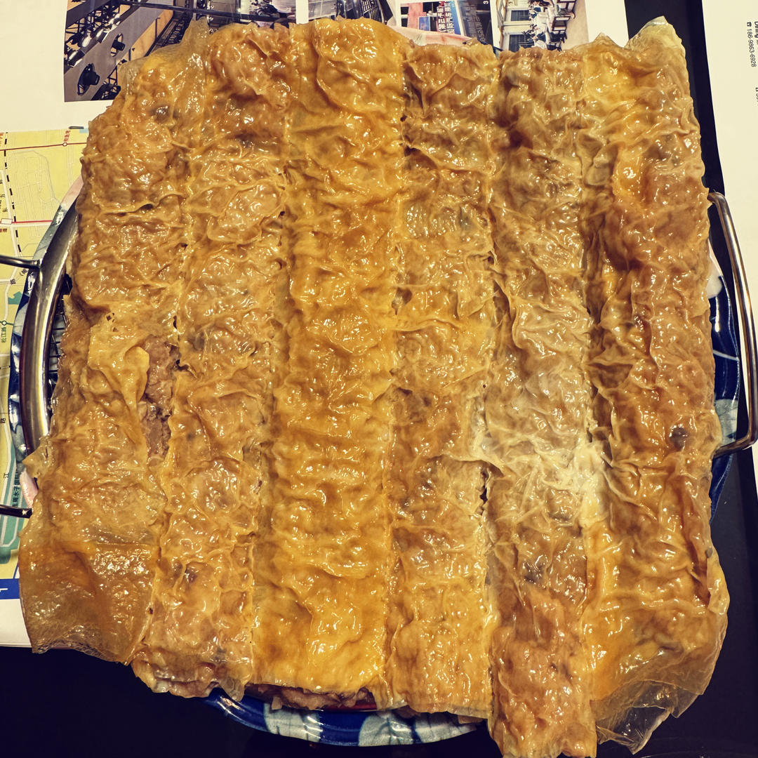 莲藕腐皮肉卷